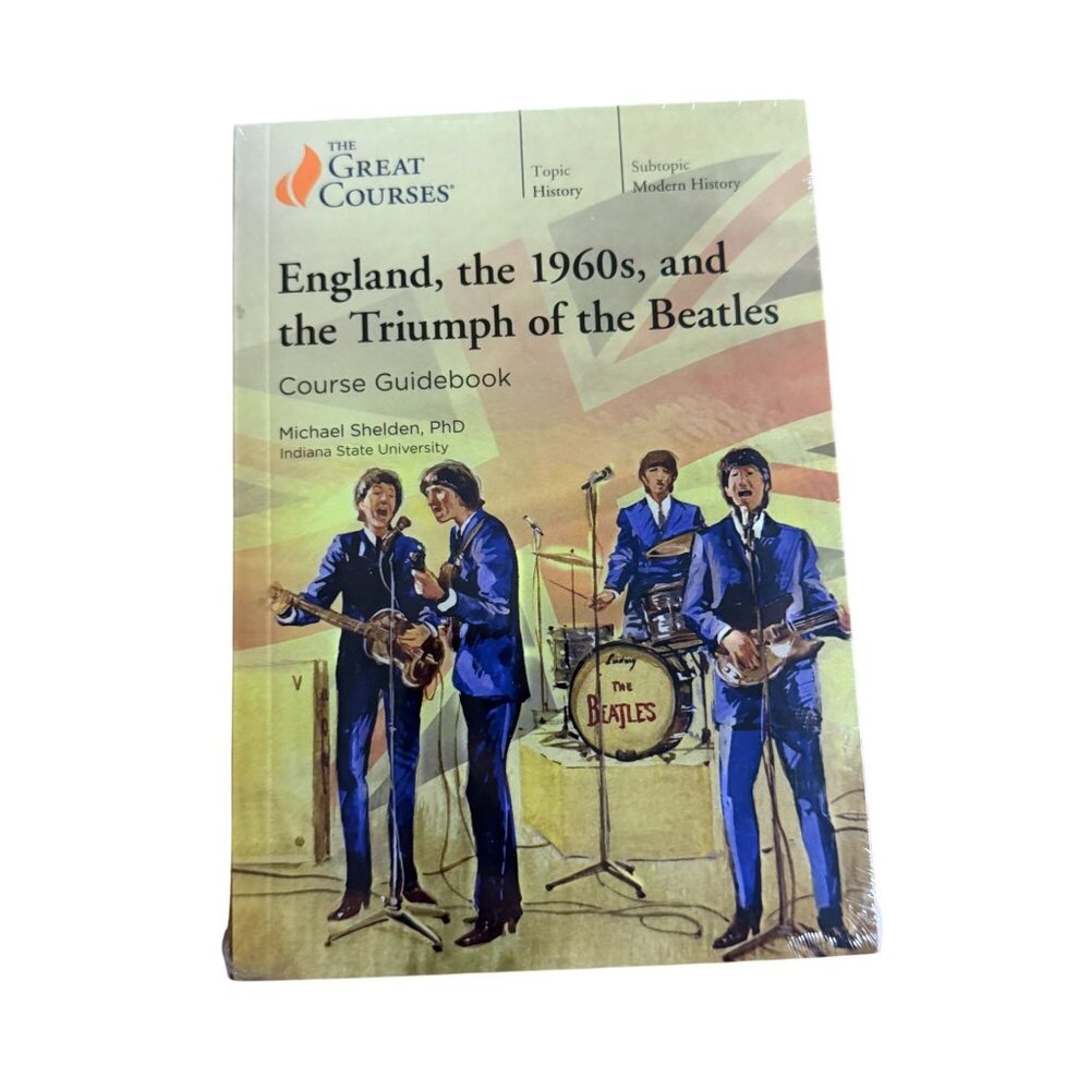 Great Courses England 1960s and the Triumph of Beatles NEW Sealed DVDs Guidebook